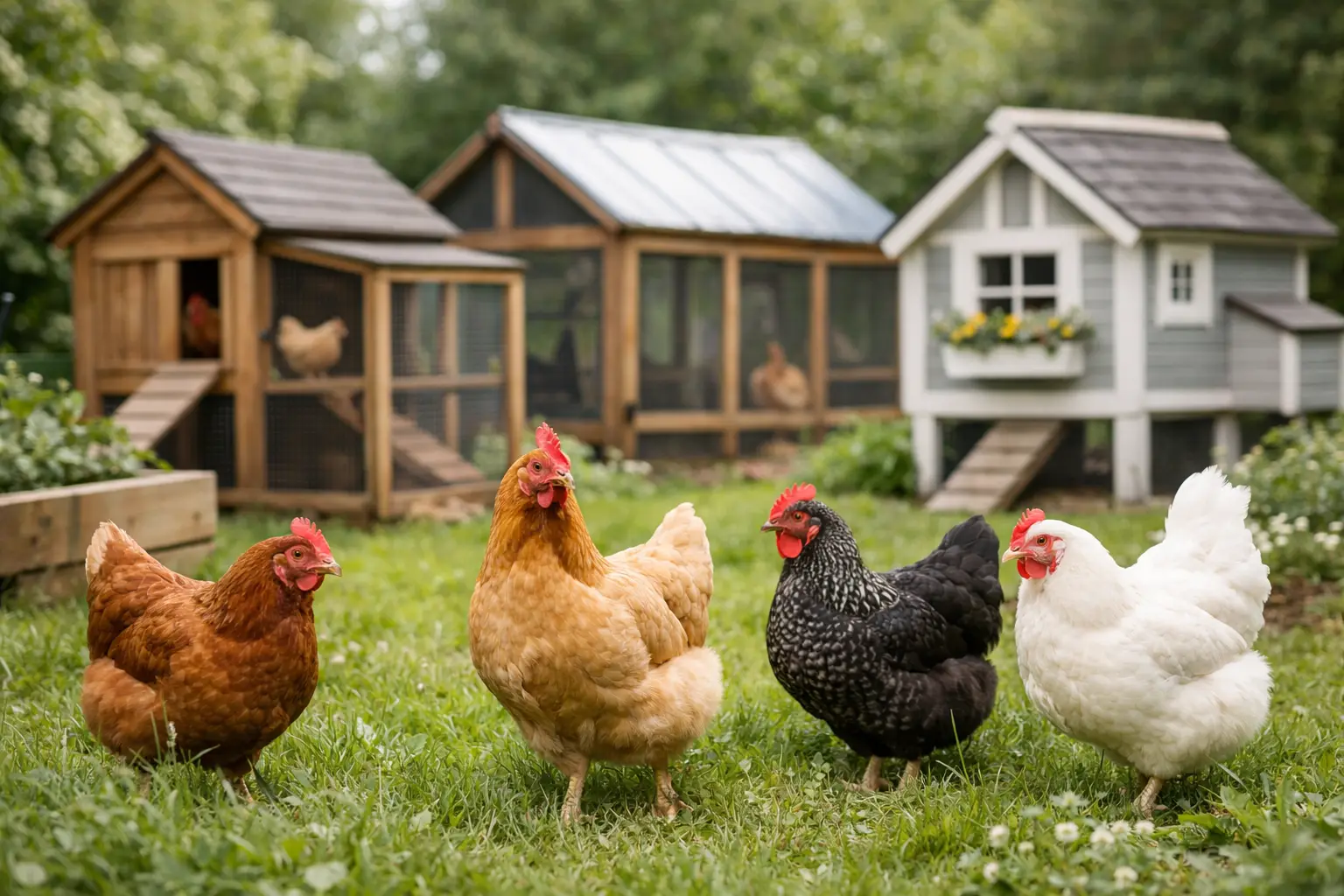 10 Best Chicken Coops for Gardens
