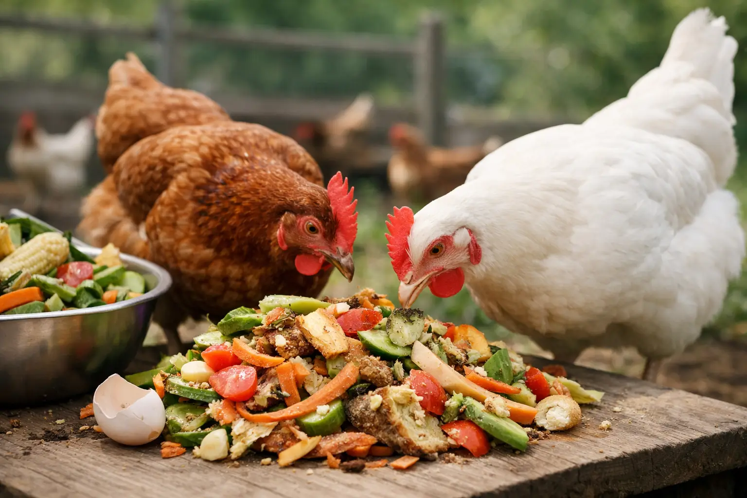 Can Chickens Eat Kitchen Scraps Every Day?