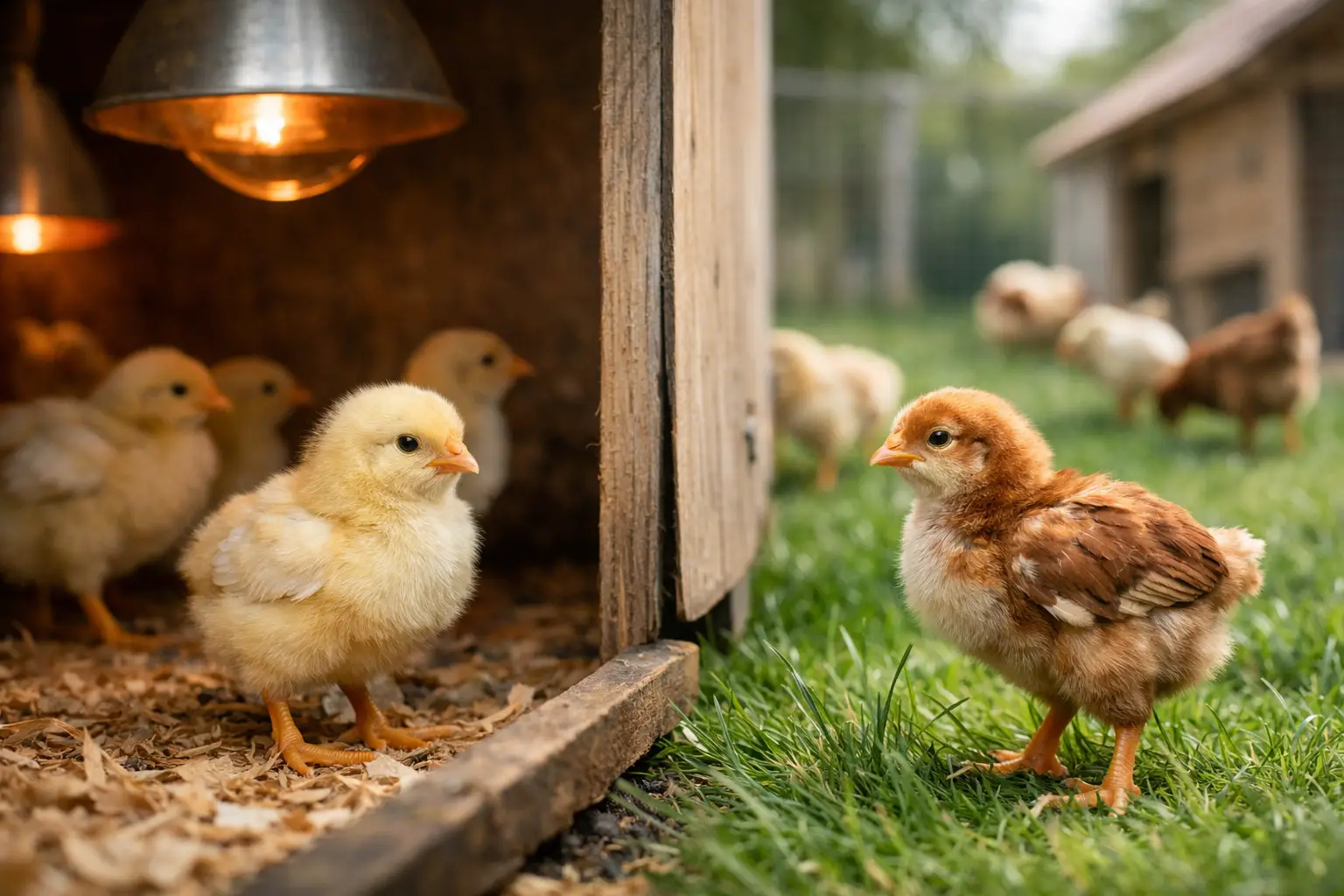 When Should Chicks Leave Brooder Housing?