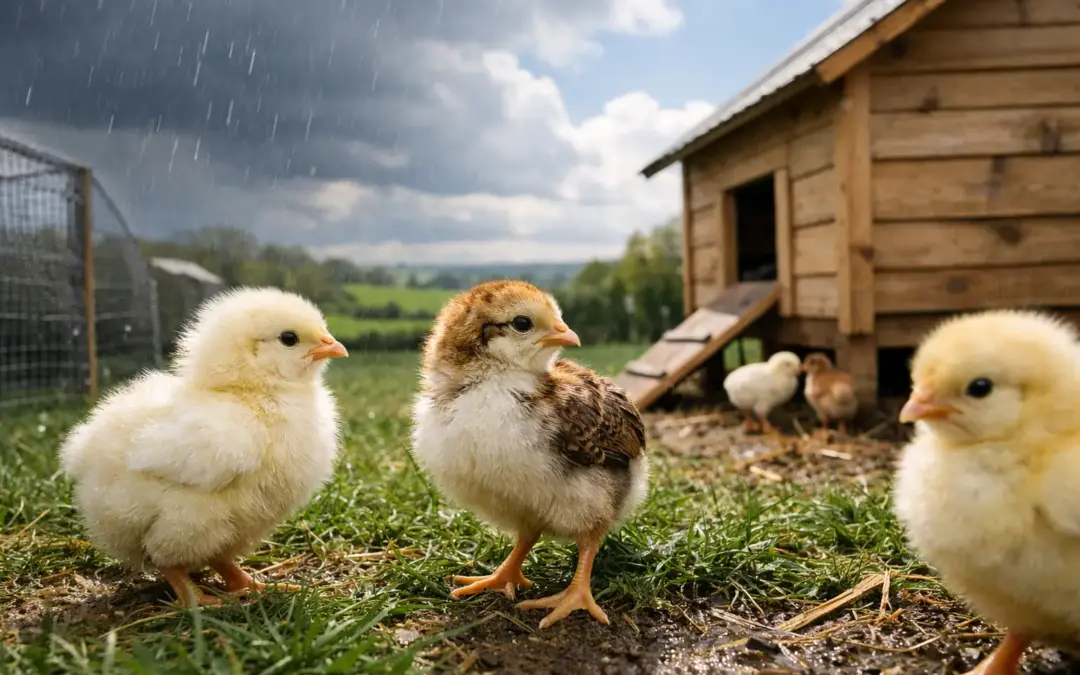 When to Move Chicks Outside in British Weather