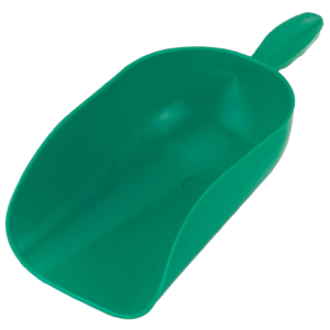 2000g Green Plastic Feed Scoop.