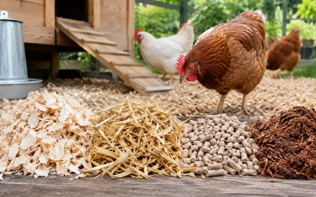Best Chicken Bedding Materials for UK Coops