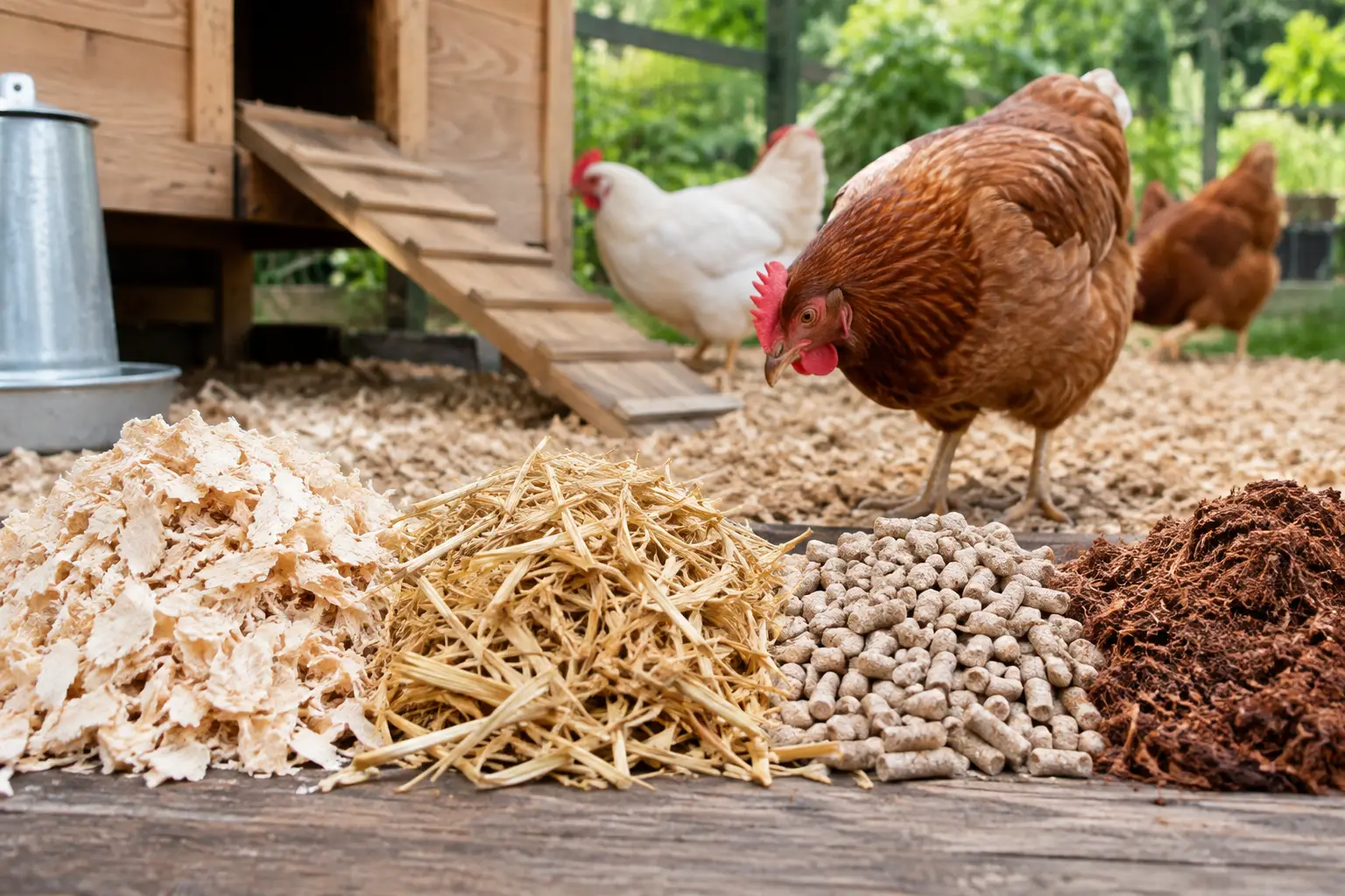 Best Chicken Bedding Materials for UK Coops